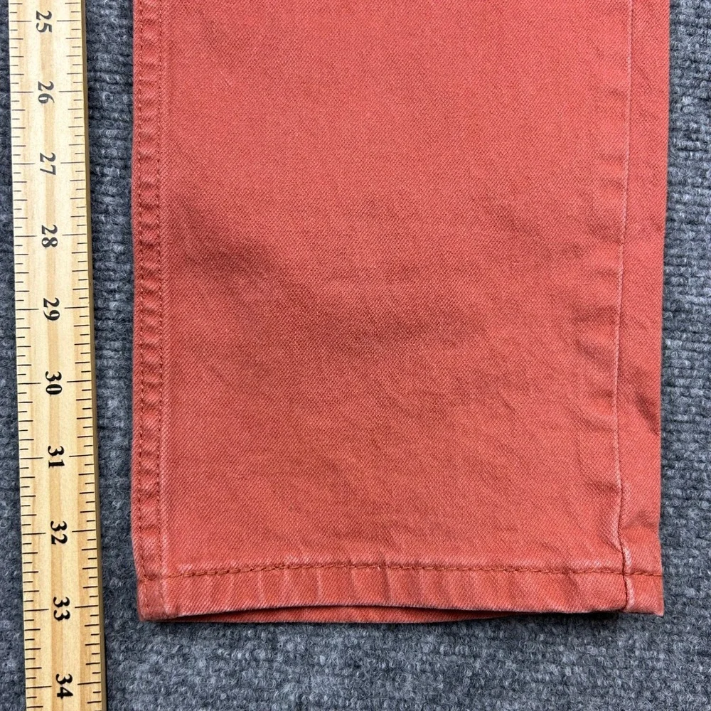Levis 511 Slim Jeans Mens 36x34 Etruscan Red (Orange) Stretch Twill Pants